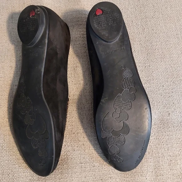 BeautiFeel Chloe Suede Loafers with Animal Print Tassles Sz-40 9/9.5 - Picture 6 of 9